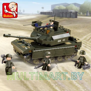 Конструктор Sluban M38-B6500 Головной танк (312 деталей) картинка 10